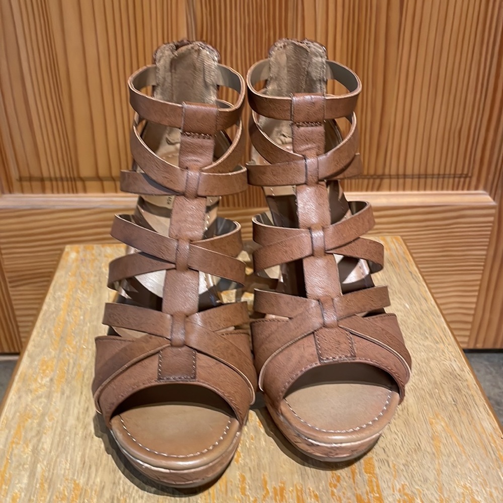A.N.A Womens Maxwell Wedge Sandals